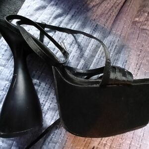 Elegant Black Women's Platform Heels